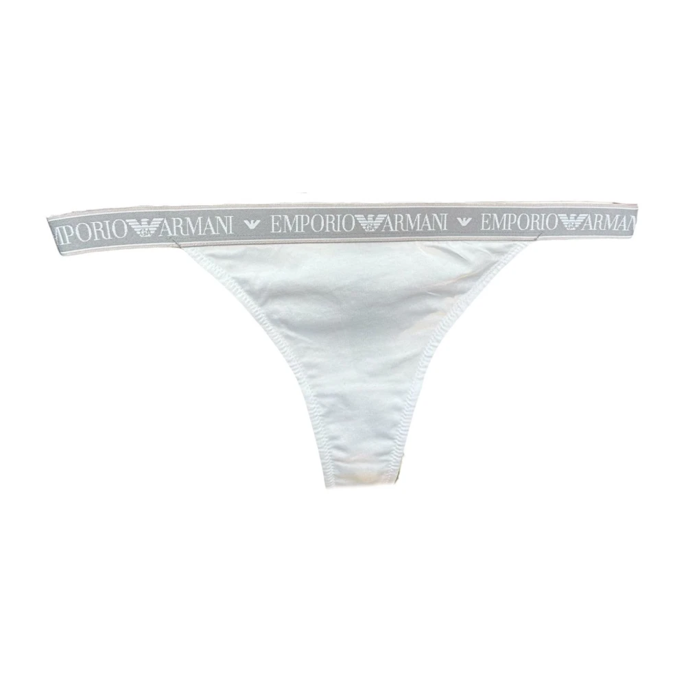 Emporio Armani Donna Bianco Mutande, L, New,