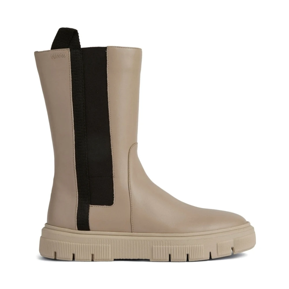 Geox Women's Beige Ankle Boots For Size 4 Uk