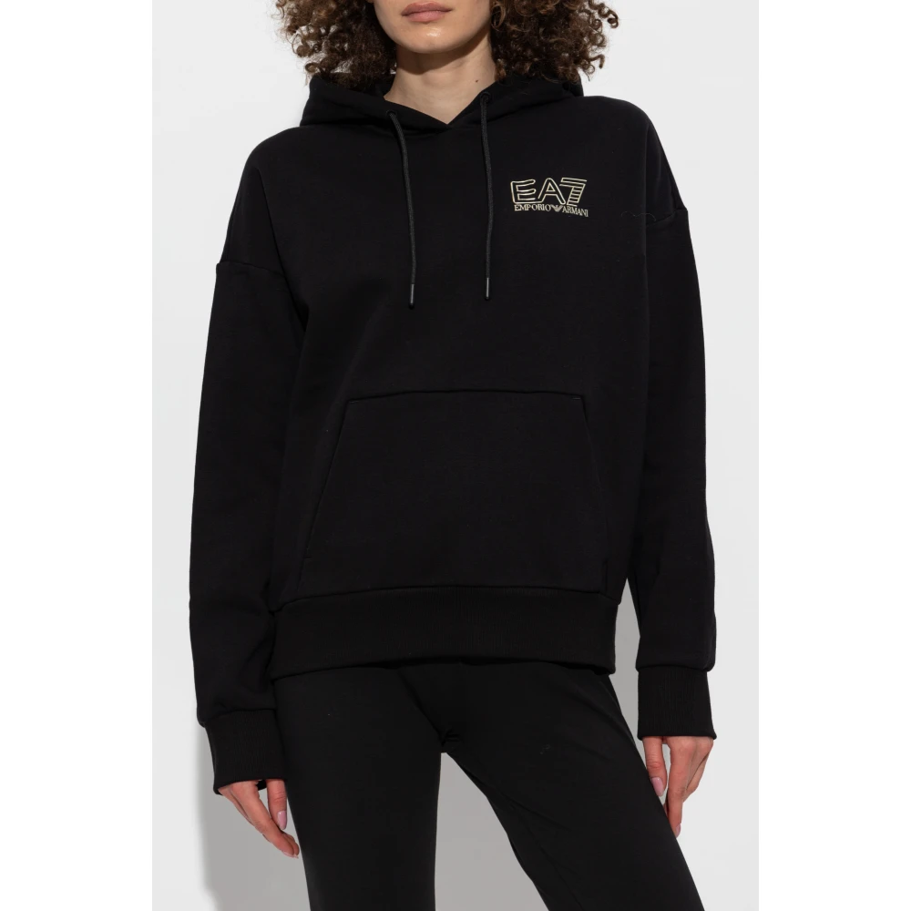Emporio Armani EA7 Sweatshirt uit de collectie Black Dames