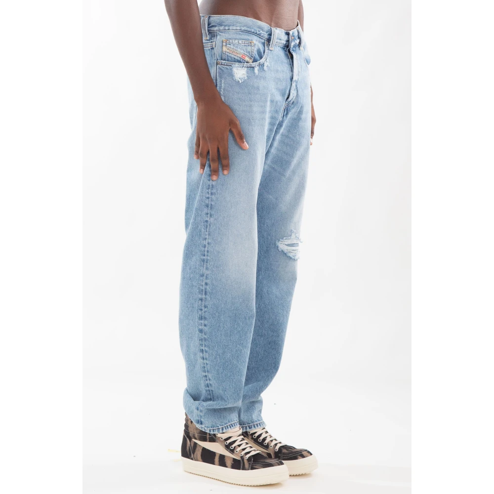 Diesel Lichte Straight Jeans 2010 Stijl Blue Heren
