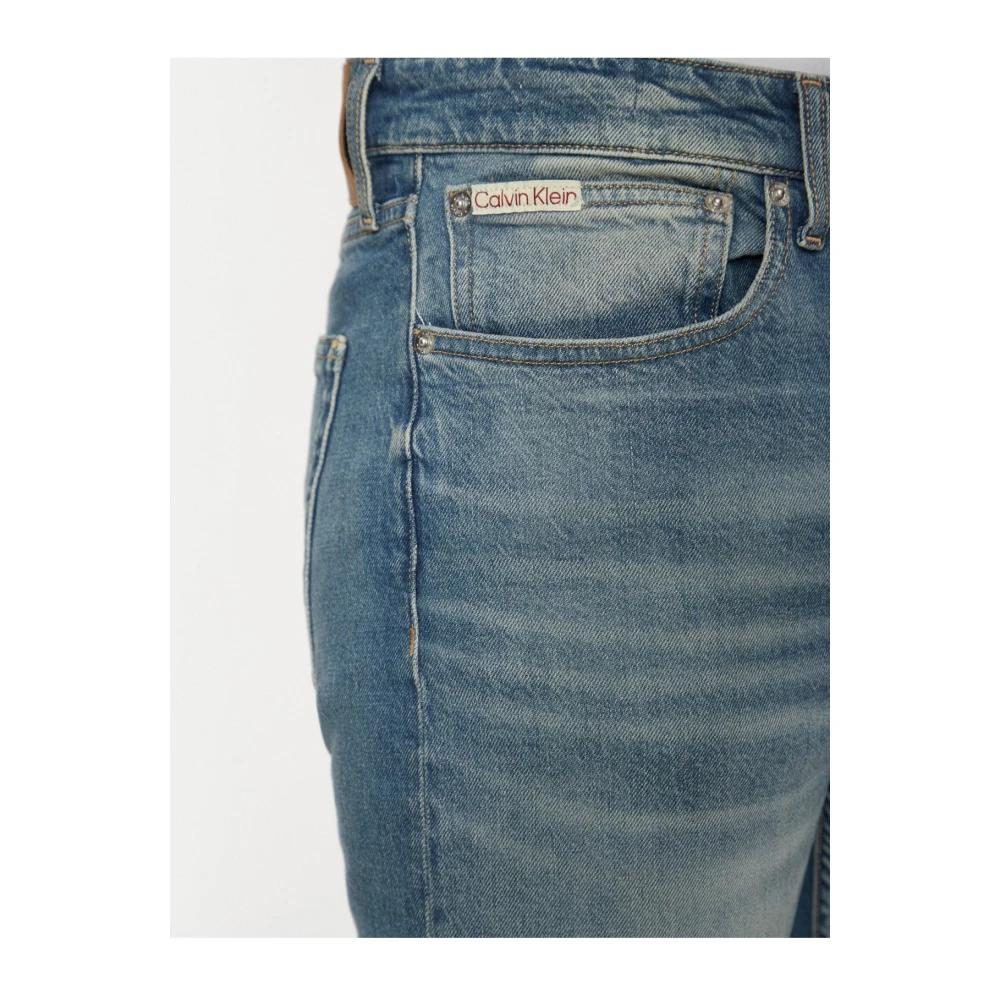 Calvin Klein Slim Taper Jeans Licht Denim Blue Heren