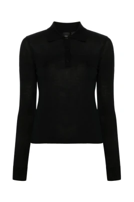 Svart Polo Dammode