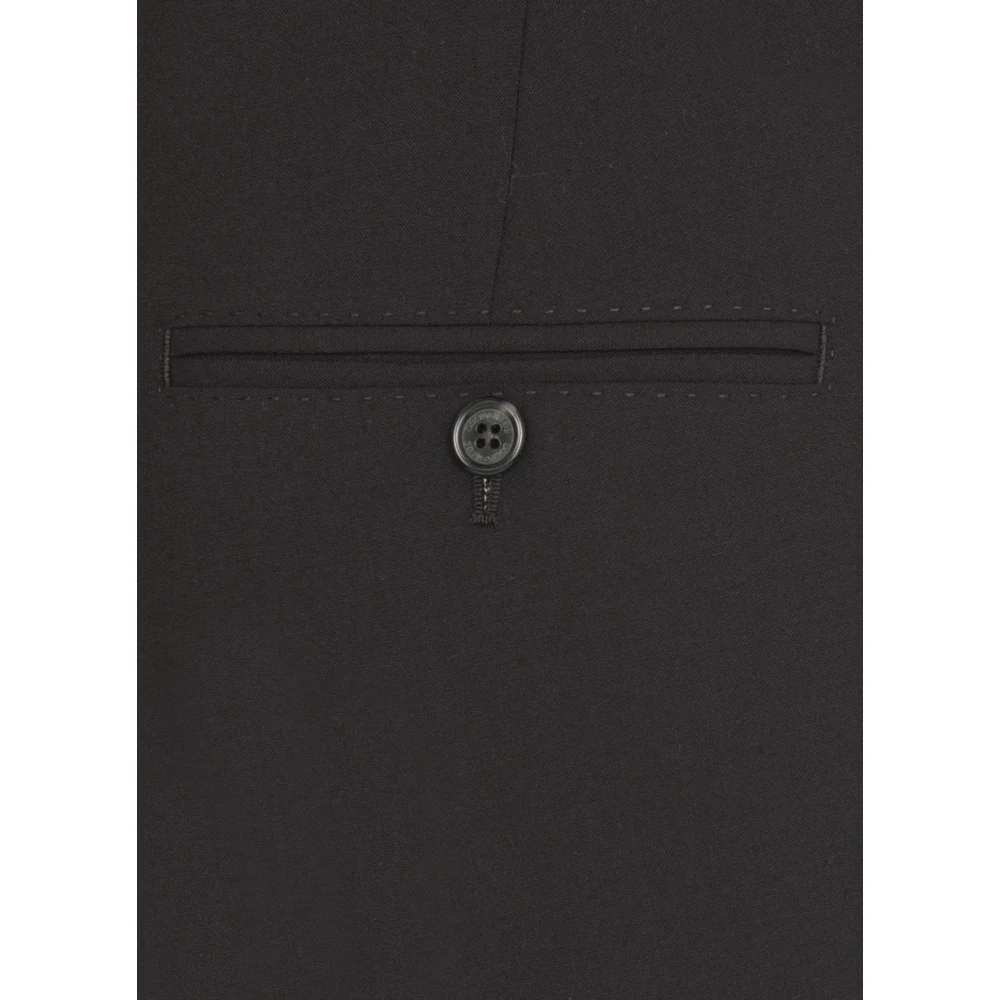 Dsquared2 Zwart tweedelig pak met pieklapel Black Heren
