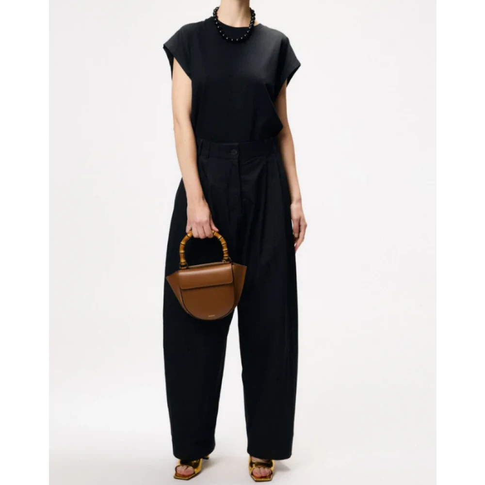 Wandler Bruine Leren Crossbody Tas met Magnetische Sluiting Brown Dames