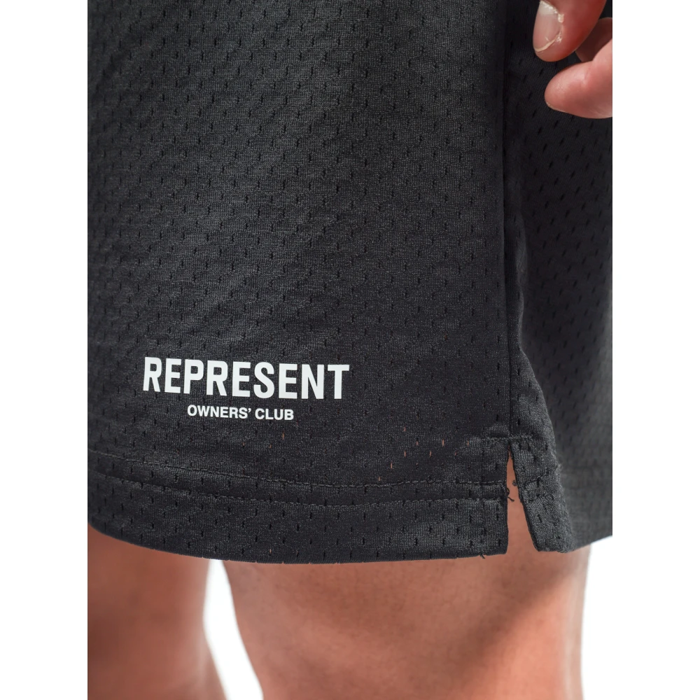 Represent Owners Club Mesh Shorts Black Heren