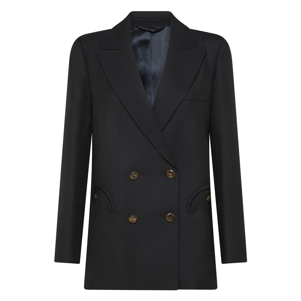 Blazé Milano Zwarte Jas voor Stijlvolle Look Black Dames