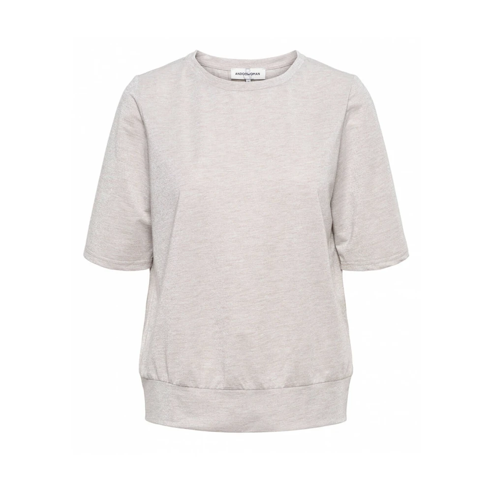 &Co Woman T-shirt met ronde hals White Dames