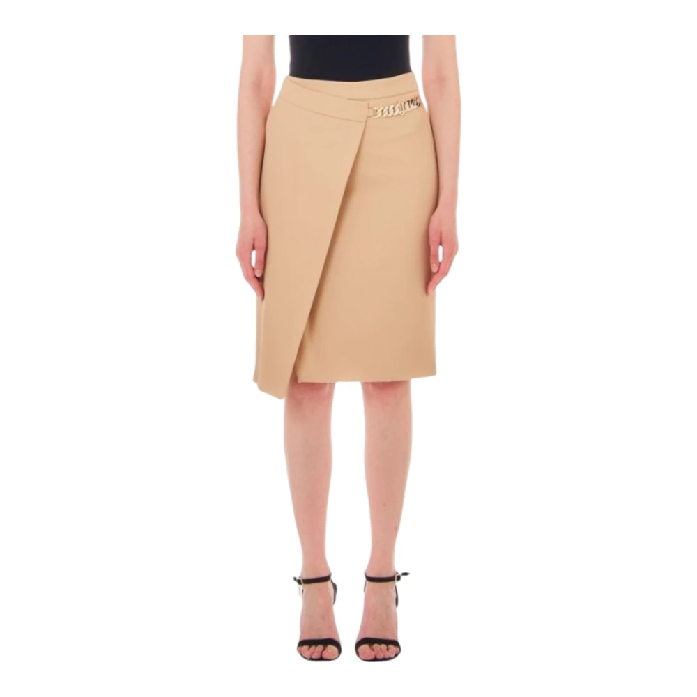 Liu Jo Korte Rok Trendy Mode Stijl Beige Dames
