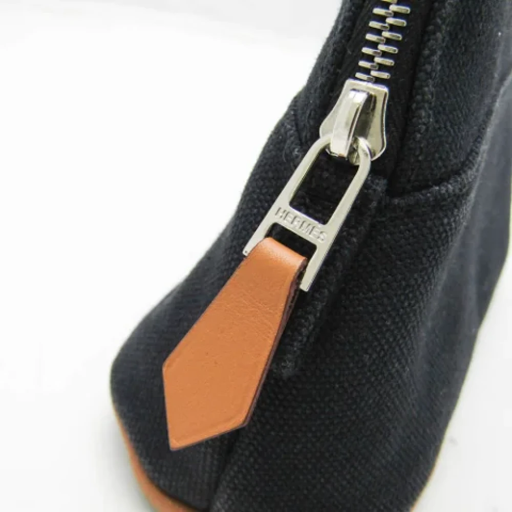 Hermès Vintage Pre-owned Leather clutches Black Dames