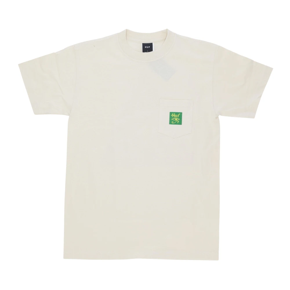 HUF Zak Tee Bone Heren T-shirt Beige Heren