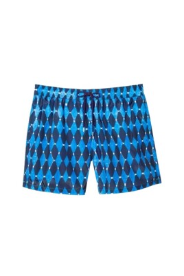 blue-diamond-print-badeshorts