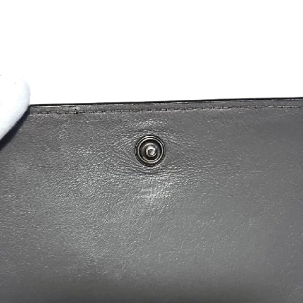 Balenciaga Vintage Pre-owned Leather wallets Gray Dames