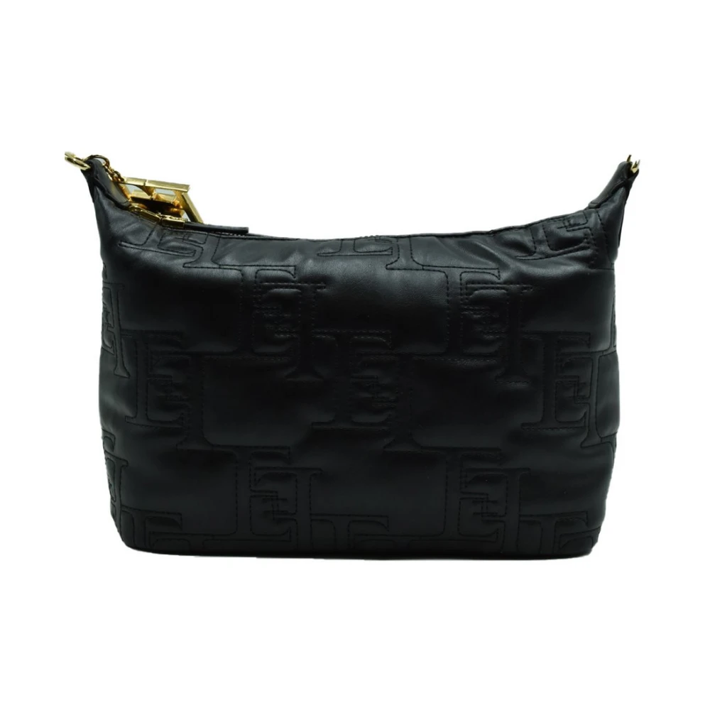 Elisabetta Franchi Zwarte Schoudertas voor Vrouwen Black Dames
