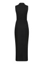 robe-longue-noire-avec-cordon-a-la-taille