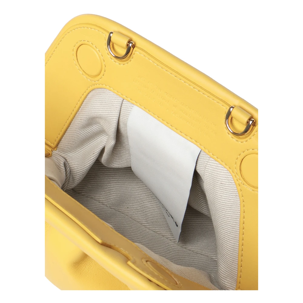THEMOIRè Gele Schoudertas met Magnetische Sluiting Yellow Dames