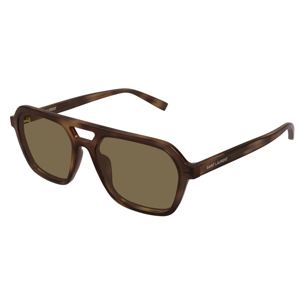 Saint Laurent Unisex Brown Sunglasses, 55 Mm, Sl 905