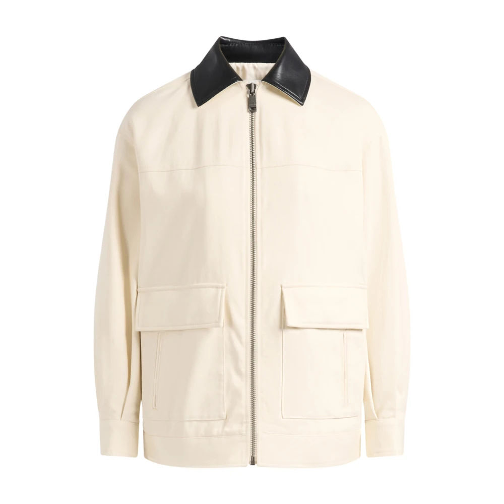 Anine Bing Women's White Light Jackets, S, Holden Jacket