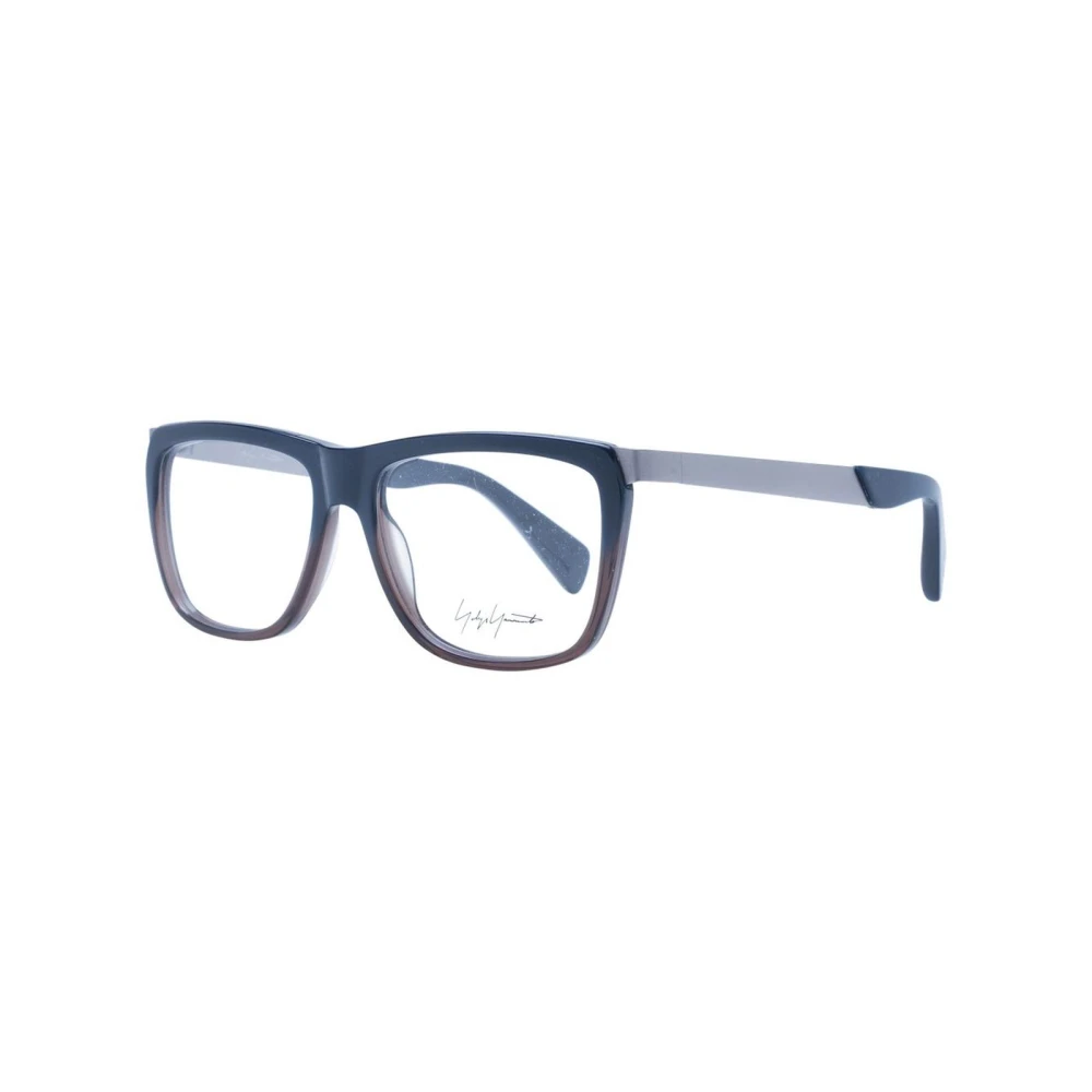 Yohji Yamamoto Unisex Blue Square Optical Frames - Glasses - One Size - Accessories