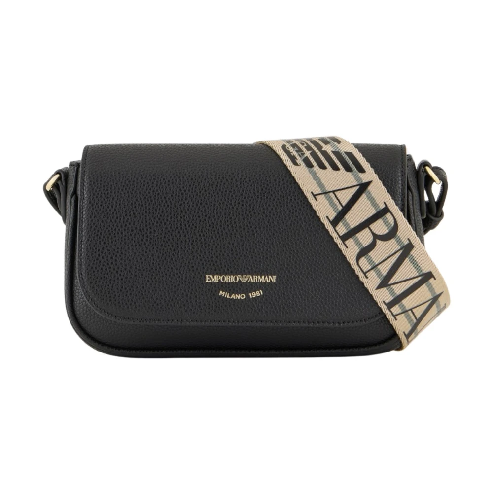 Emporio Armani Women's Black Cross Body Bag - Cross Body Bags - One Size - Bags
