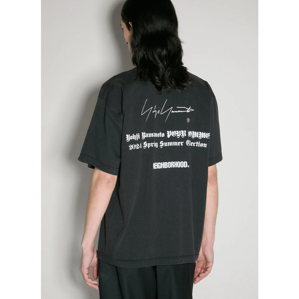 Yohji Yamamoto T-Shirts Black Heren