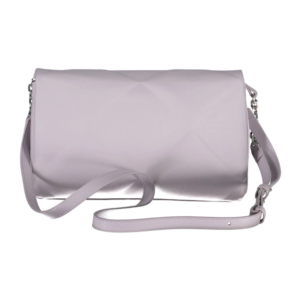 Calvin Klein Paarse Schoudertas met Verstelbare Band Purple Dames