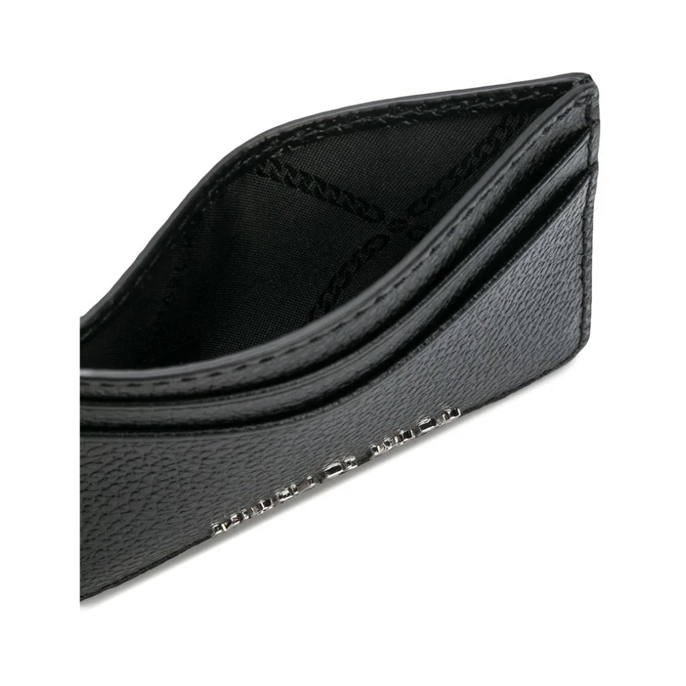 Michael Kors Zwarte lederen portemonnee Black Dames