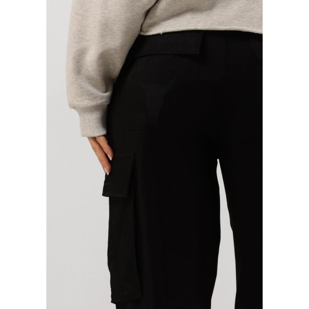 Alix The Label Zwarte Cargo Shorts voor Dames Black Dames