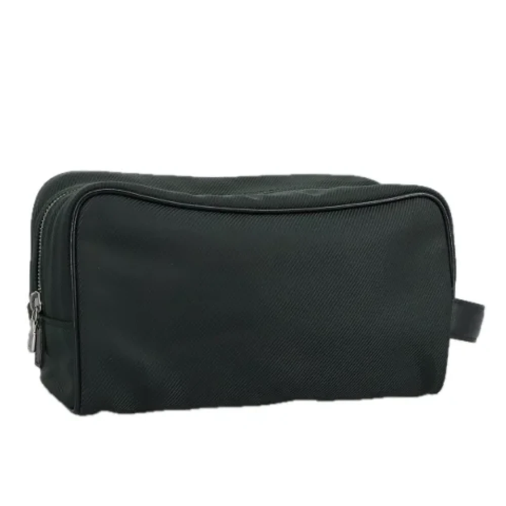 Louis Vuitton Vintage Pre-owned Leather clutches Green Dames
