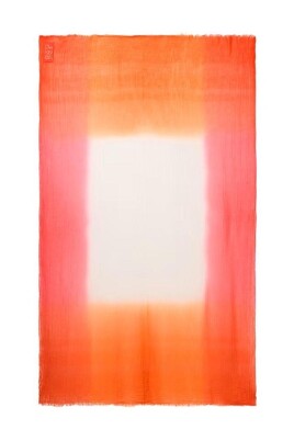 echarpe-orange-degrade-a-motif