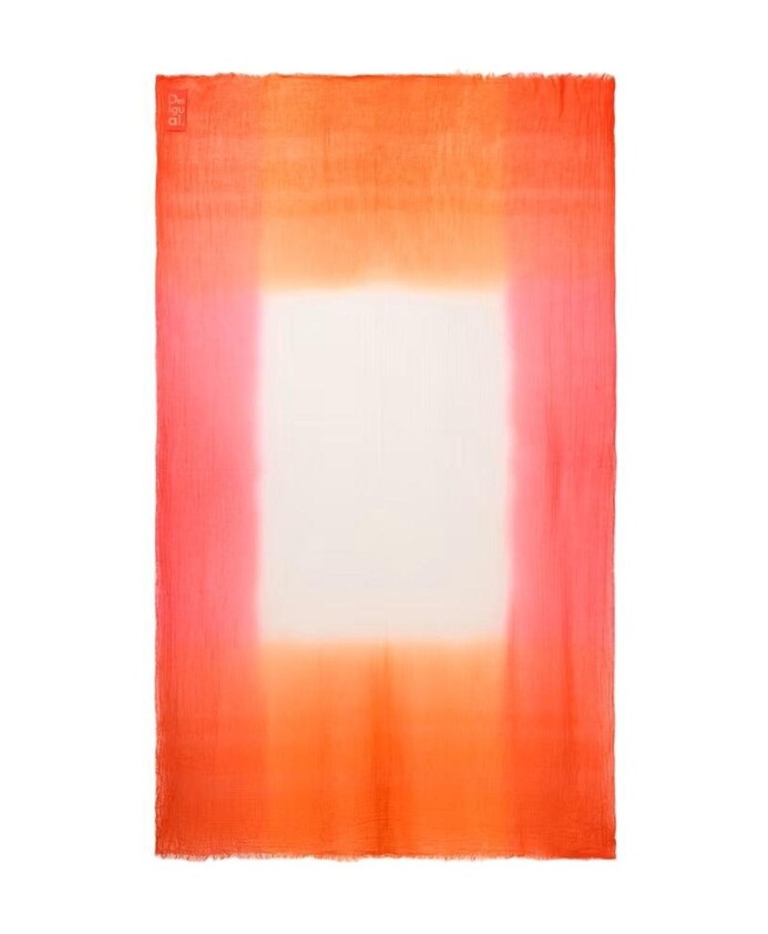 echarpe-orange-degrade-a-motif