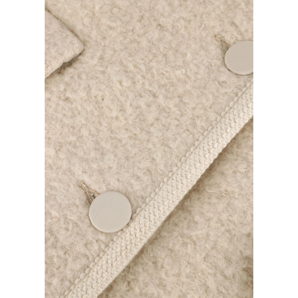 moss copenhagen Beige Jas voor Stijlvolle Vrouwen Beige Dames