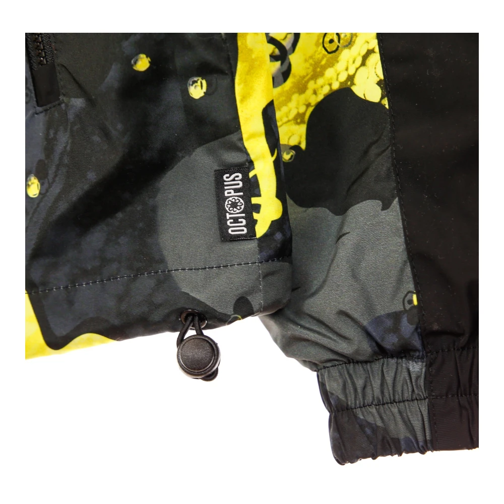 Octopus Camo Hoodie Jas Geel Zwart Multicolor Heren