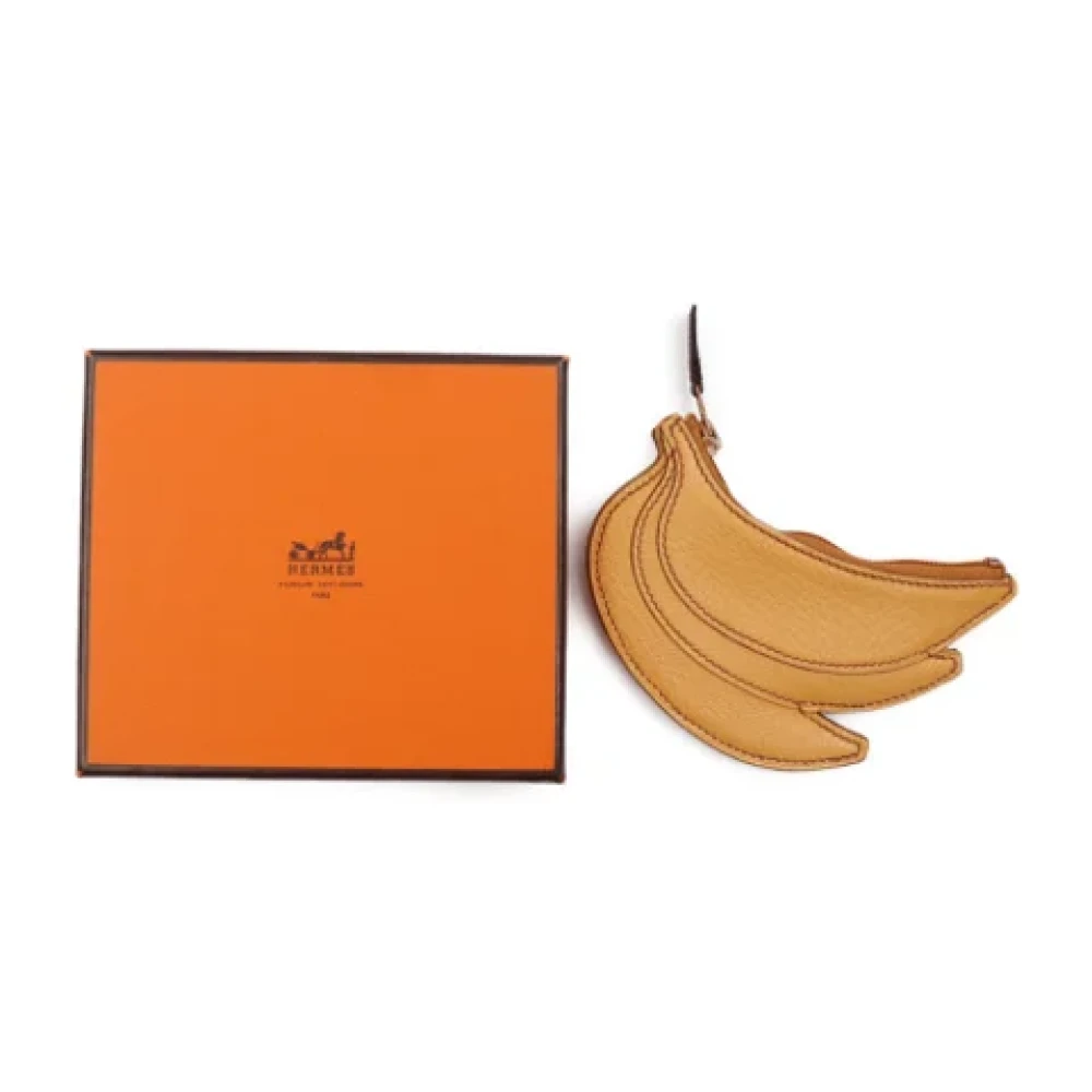 Hermès Vintage Pre-owned Fabric wallets Brown Dames