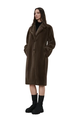 Parka en fourrure écologique