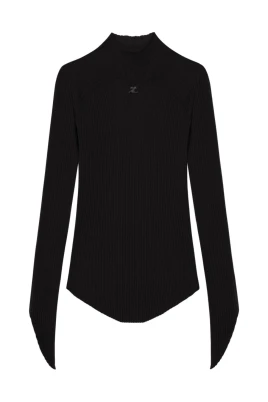 Circle Mockneck Sweater