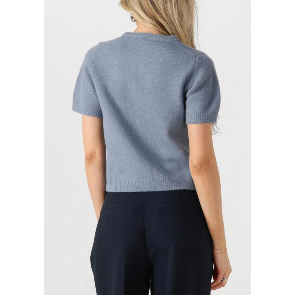 NEO NOIR Blauwe Gebreide Vest voor Vrouwen Blue Dames