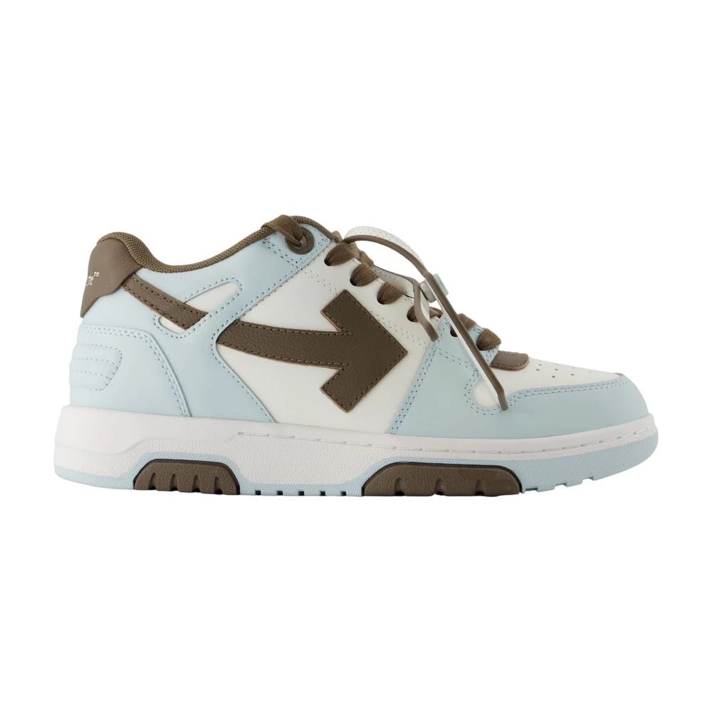 Off White Women's Blue Sneakers, 7 Uk, Out Of Office Trainers