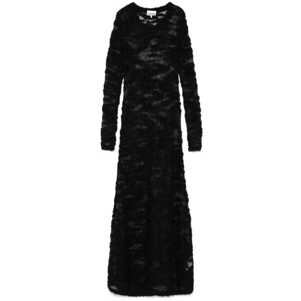 Ganni Zwarte Jurk Collectie Black Dames