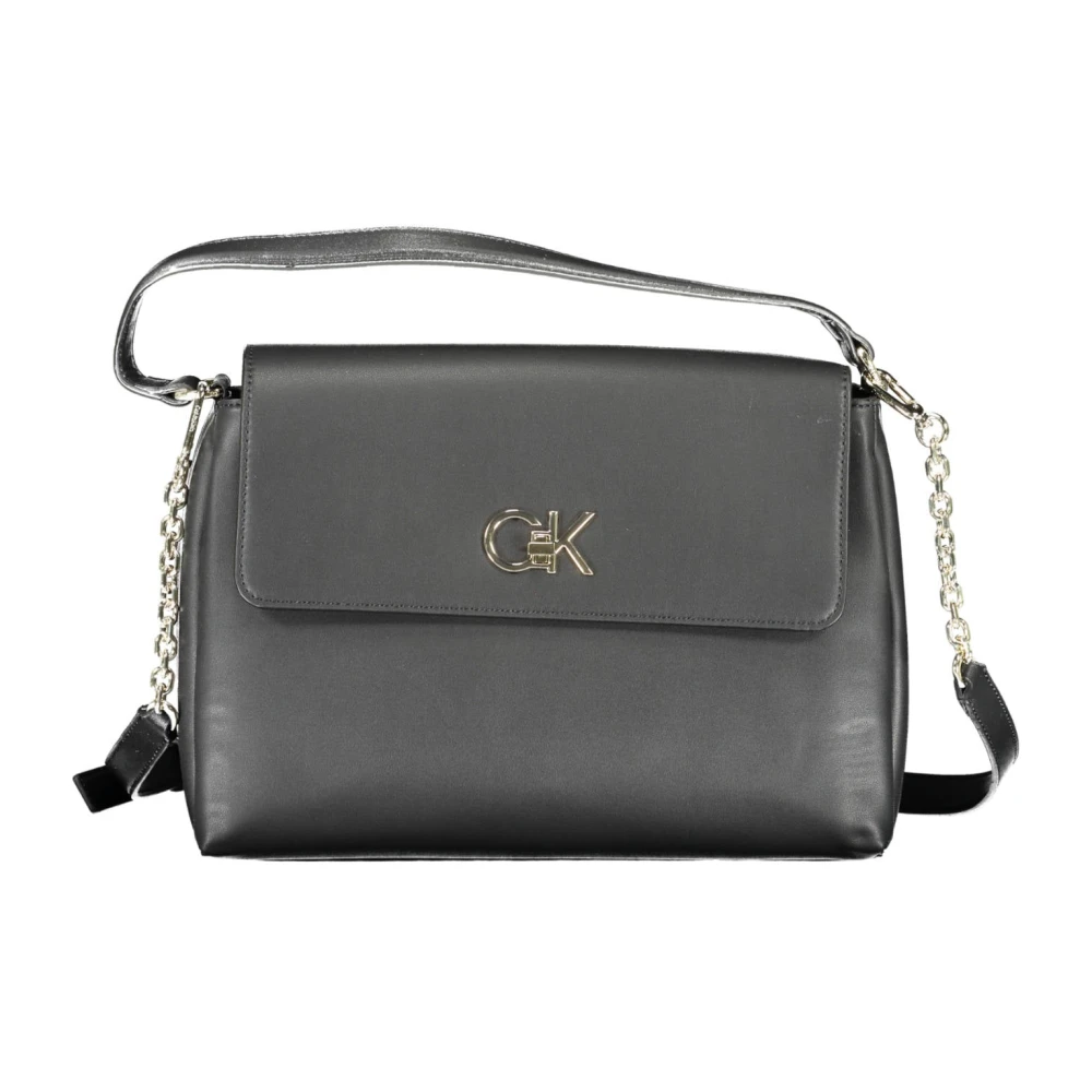 Calvin Klein Women's Black Handbags, One Size, Handbag With Adjustable Strap
