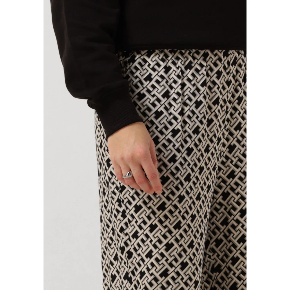 Tommy Hilfiger Elastische Taille Pull On Broek Multicolor Dames