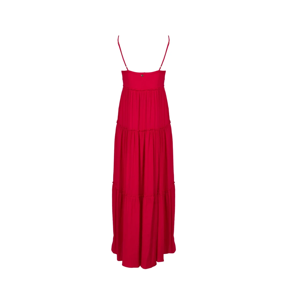 Liu Jo Elegante Maxi Jurk Pink Dames