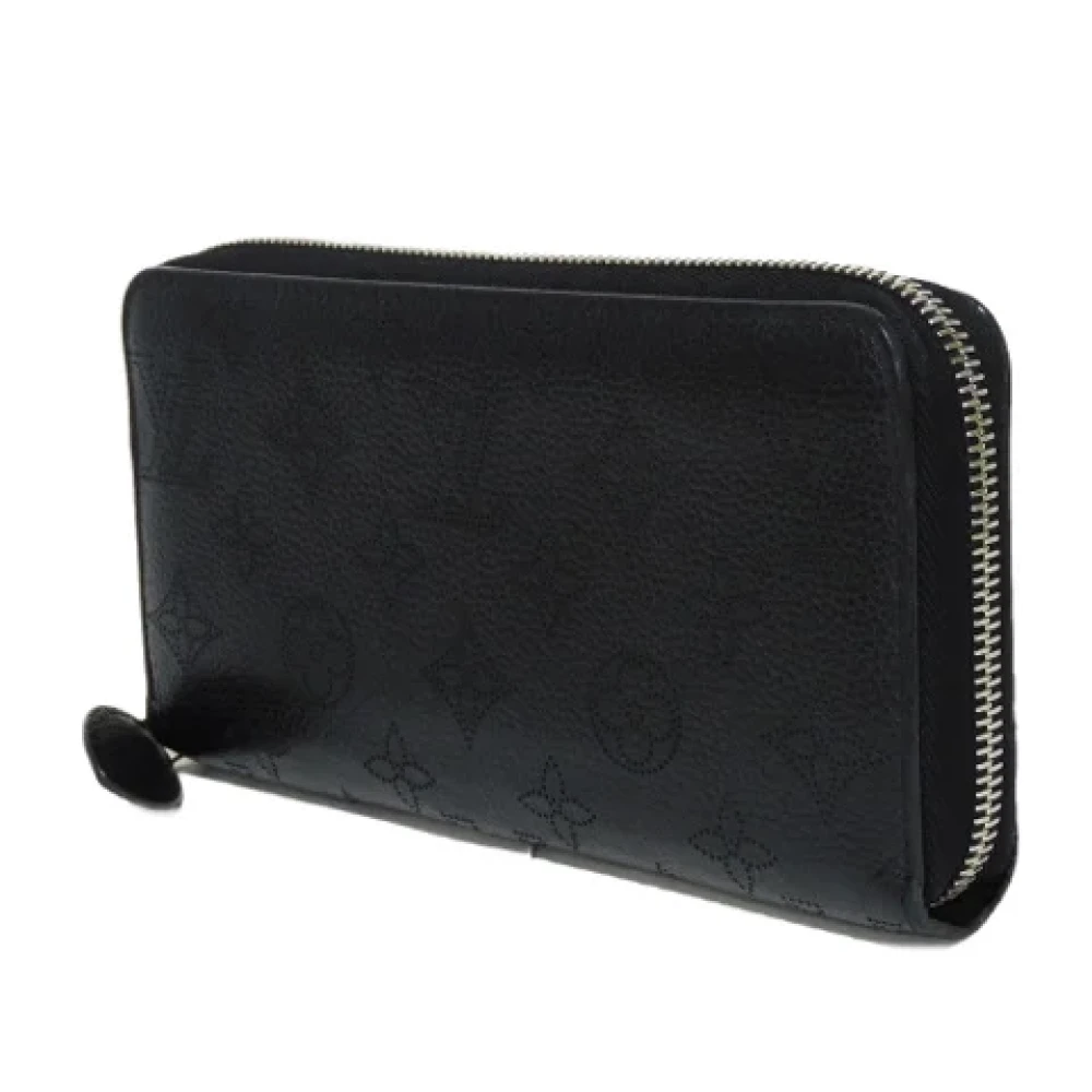 Louis Vuitton Vintage Pre-owned Leather wallets Black Dames