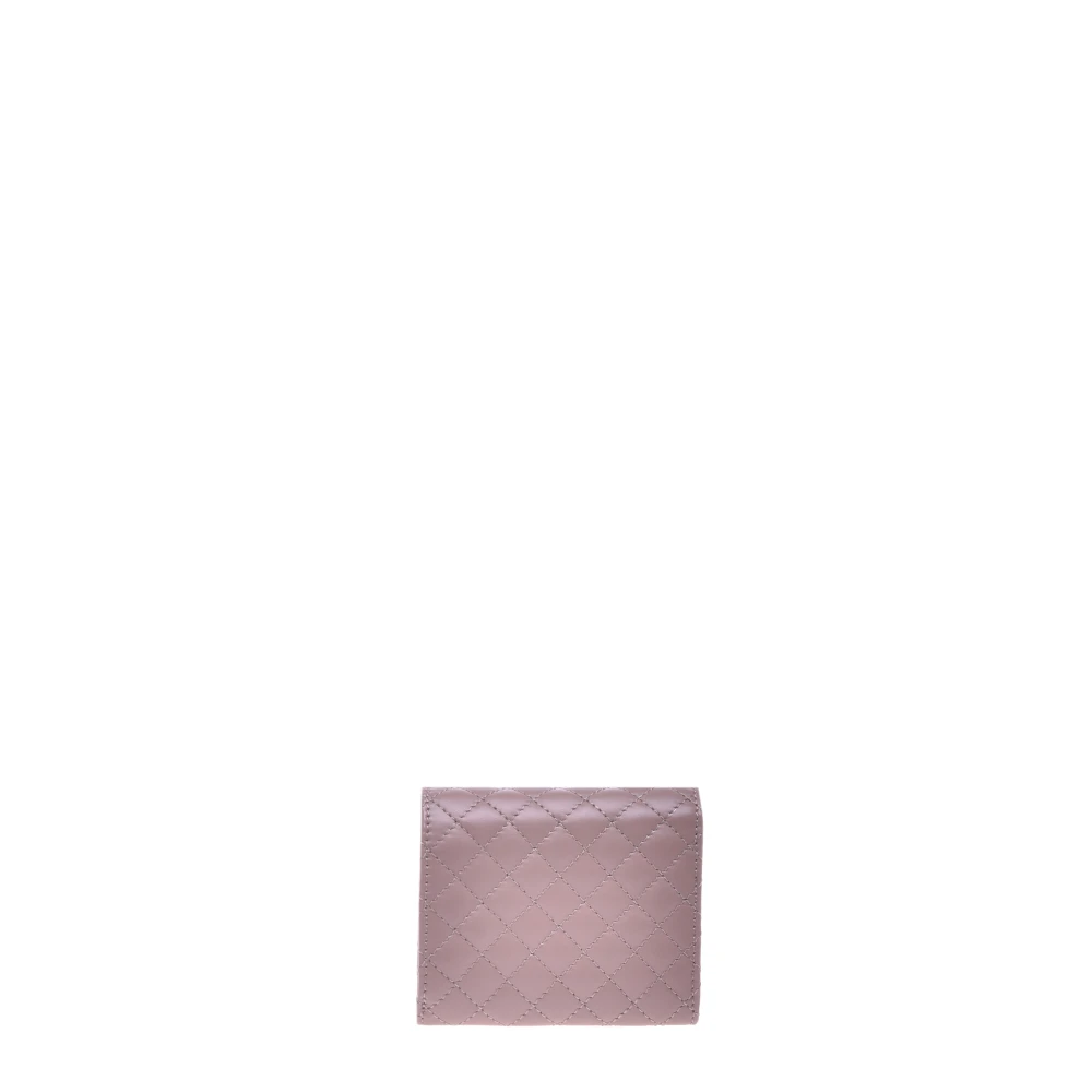 Baldinini Wallet in black nude leather Purple Dames