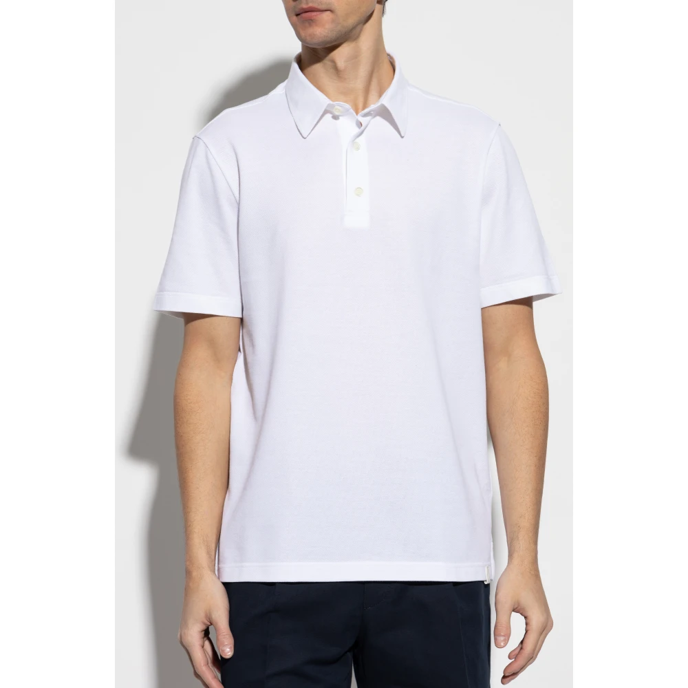 Brioni Polo met logo White Heren