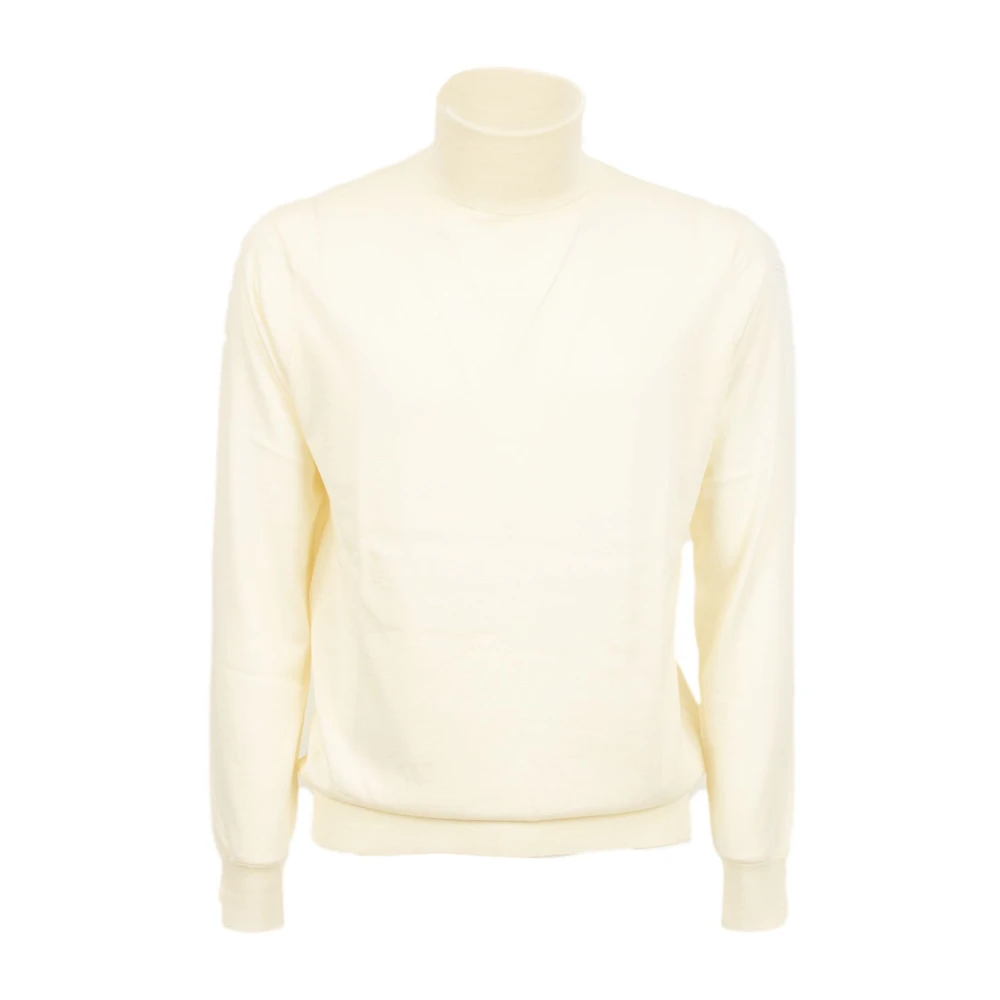 People of Shibuya Dolcevita Gebreide Trui White Heren