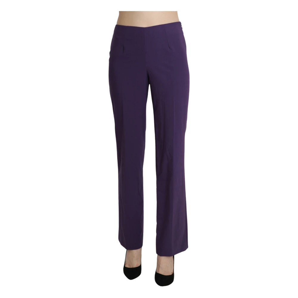 Bencivenga Elegant lila högmidjade byxor Purple, Dam