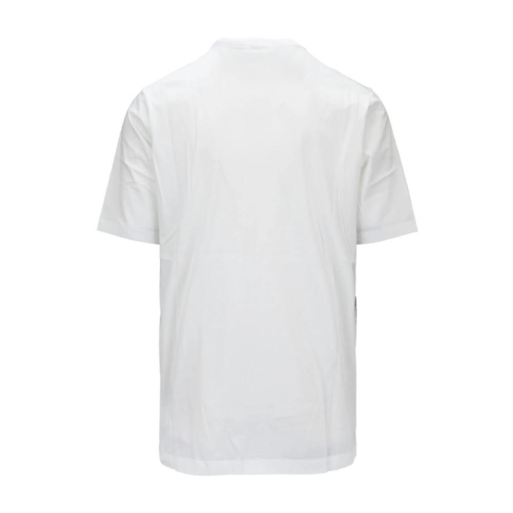 Dsquared2 Mannen Slip-On T-Shirt met 'Ibra' White Heren