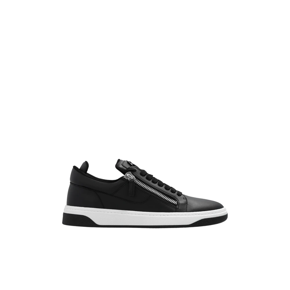 Giuseppe Zanotti Sneakers met logo Heren Schoenen Zwart