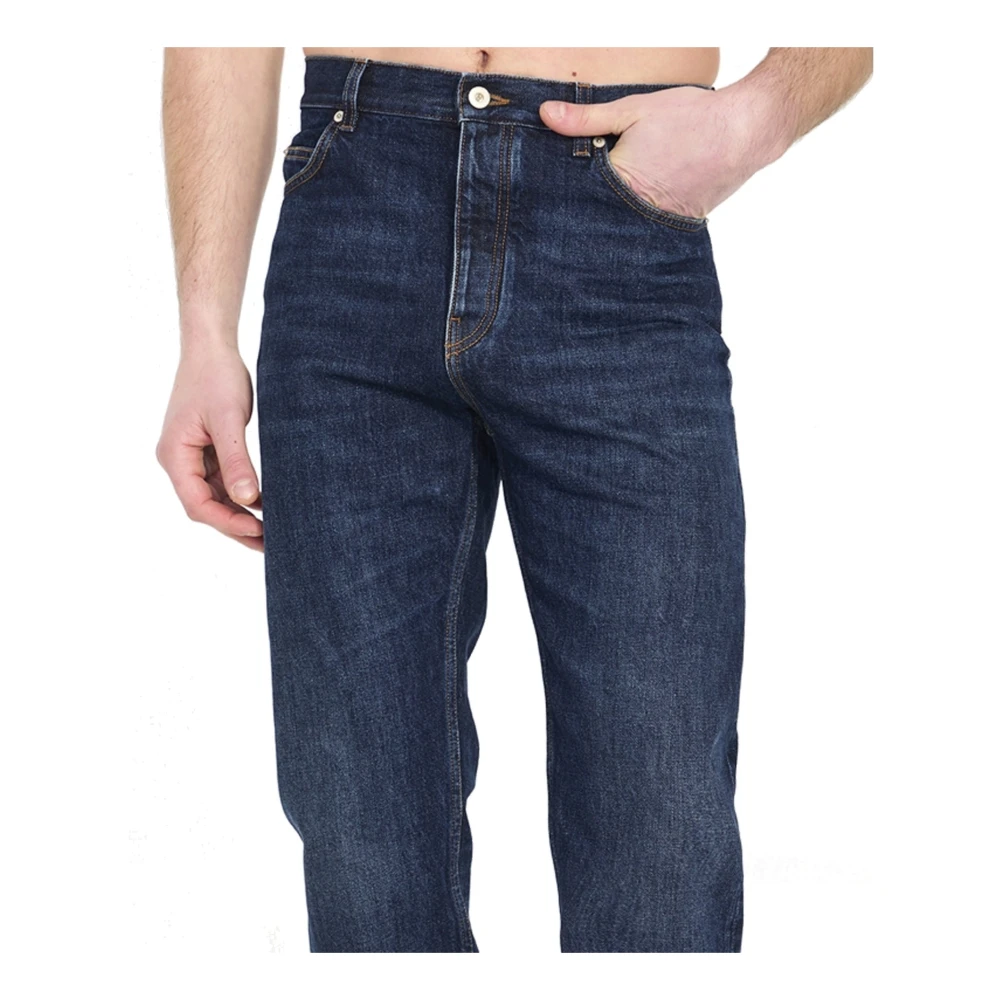 Loewe Visser Denim Jeans Blue Heren