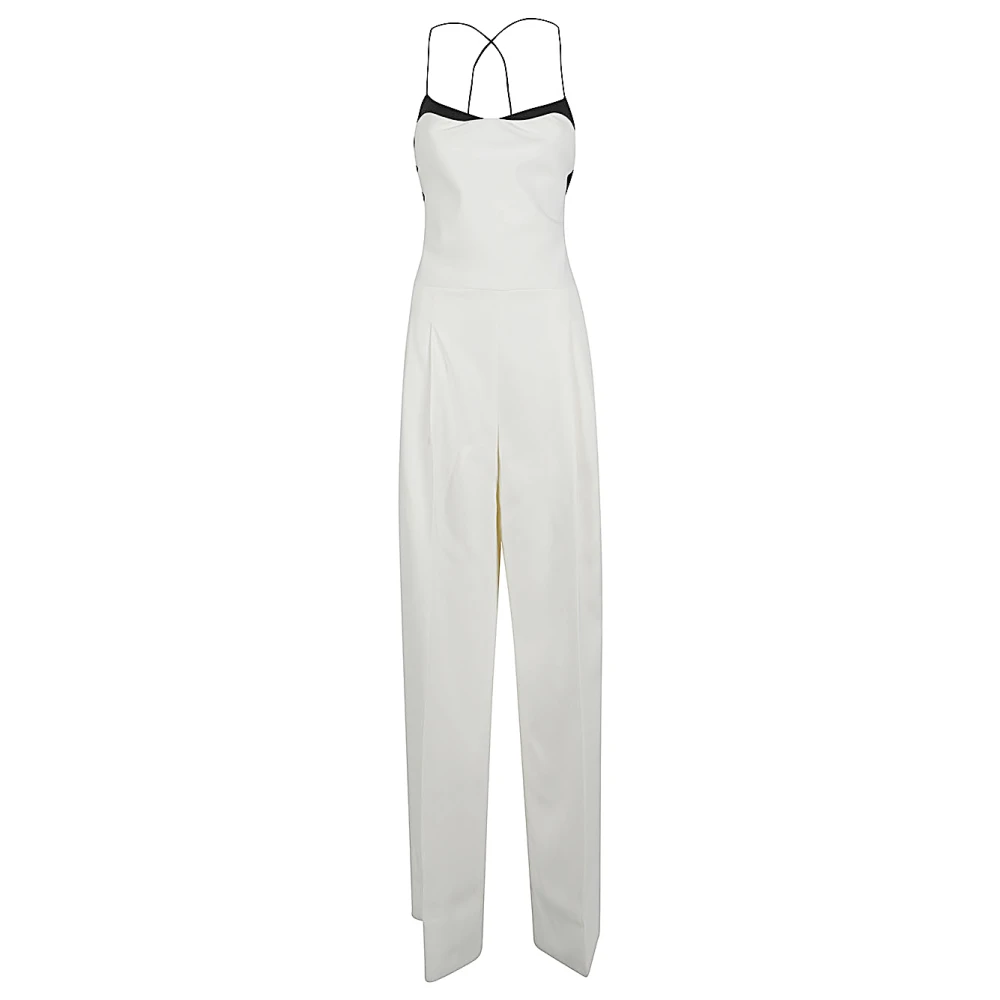 Tom Ford Women's White Double Georgette Stretch Camisole Jumpsuit - Jumpsuits - Xs - Jumpsuits & Playsuits